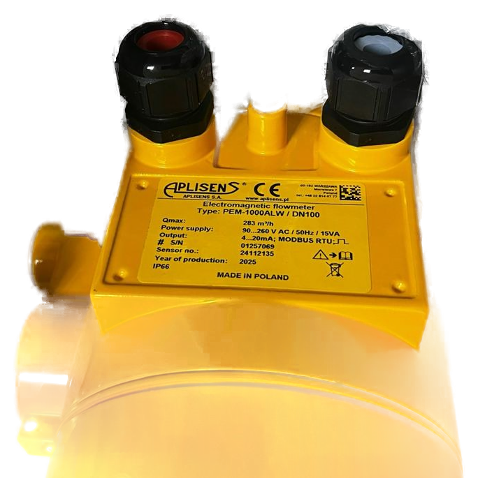 Aplisens PEM-1000ALW DN100 thực tế trước khi lắp đặt tại CSVC